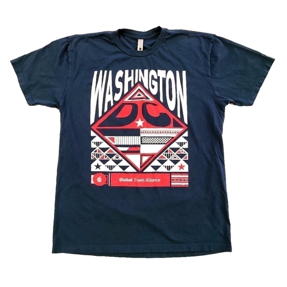 Next Level Apparel Other - 𝅺3/$20 Next Level Navy Blue Washington DC Shirt